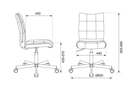 Кресло офисное Бюрократ CH-330M Lincoln 212 серо-голубое