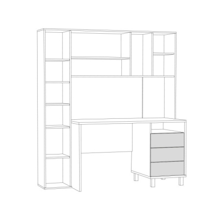 Стол рабочий "Комфорт" 12.95