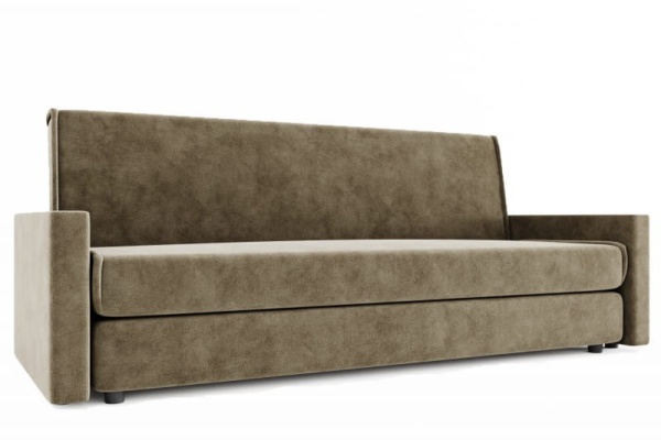 Диван прямой Ретро с ножками-кубышками Ш-2100 х Г-920 х В-920 мм/Спальное место Ш-1900 х Г-1250 мм