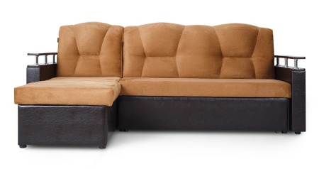 Диван Угловой Маргарита с Ножками-Кубышками Ш-2260 х Г-1550 х В-1000 мм/Спальное место Ш-1250 х Г-2000 мм