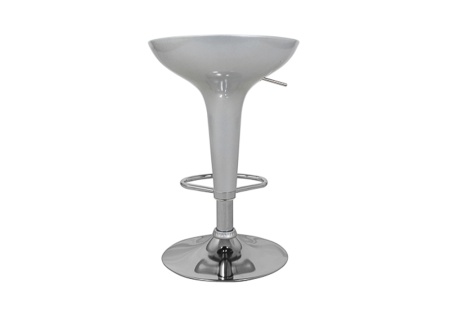 Стул барный Бомба серебро